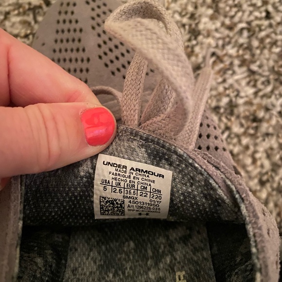 Under Armour grey suede sneakers - Picture 3 of 5